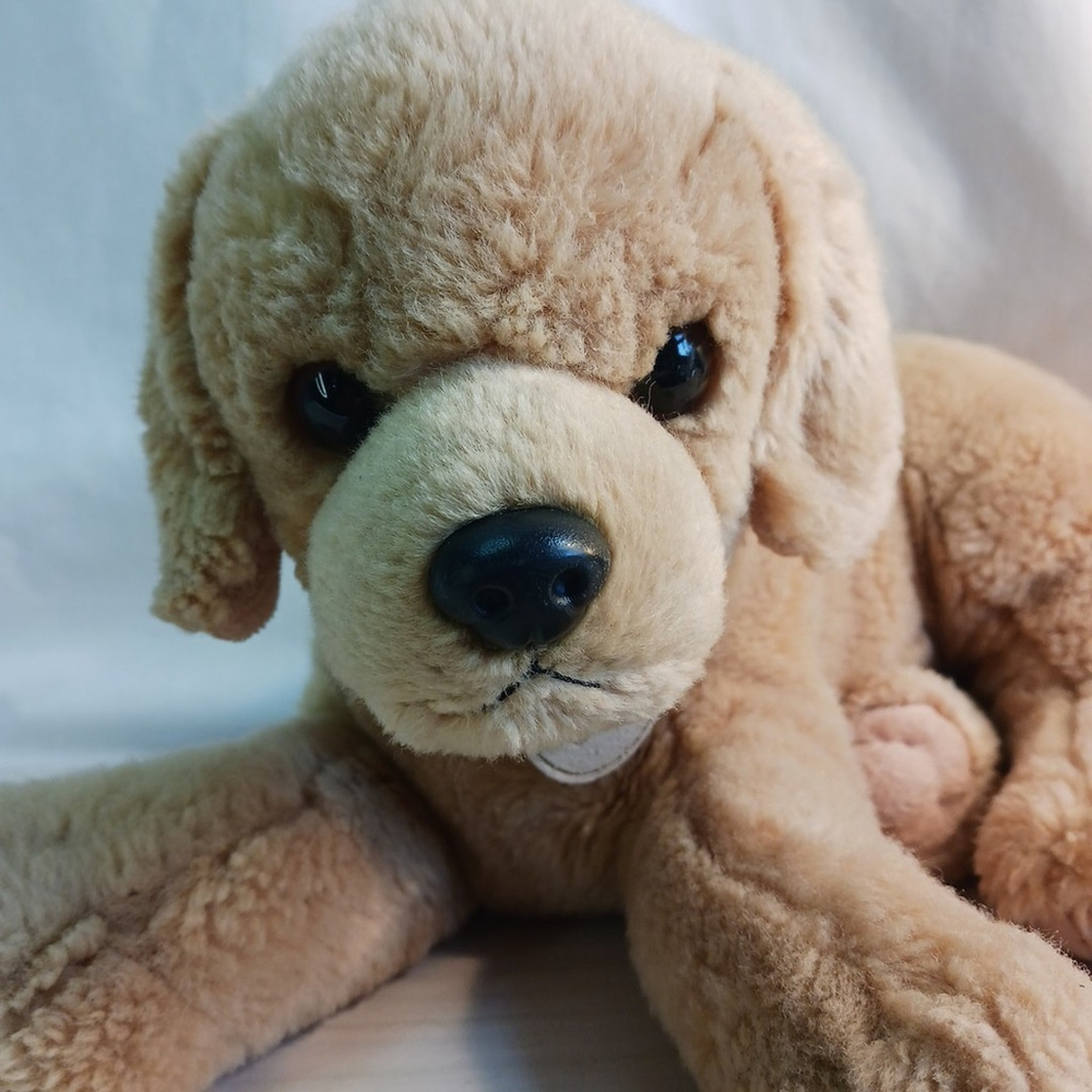 Miyoni Aurora Golden Lab Retriever Plush Stuffed Animal Puppy